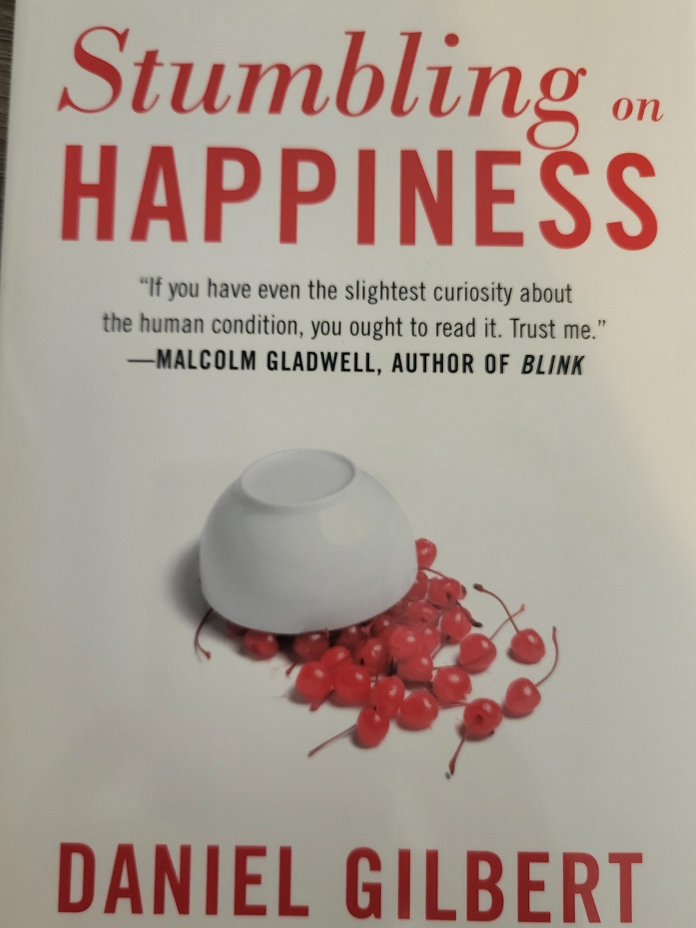 Daniel Gilbert Stumbling on Happiness –Softcover Book